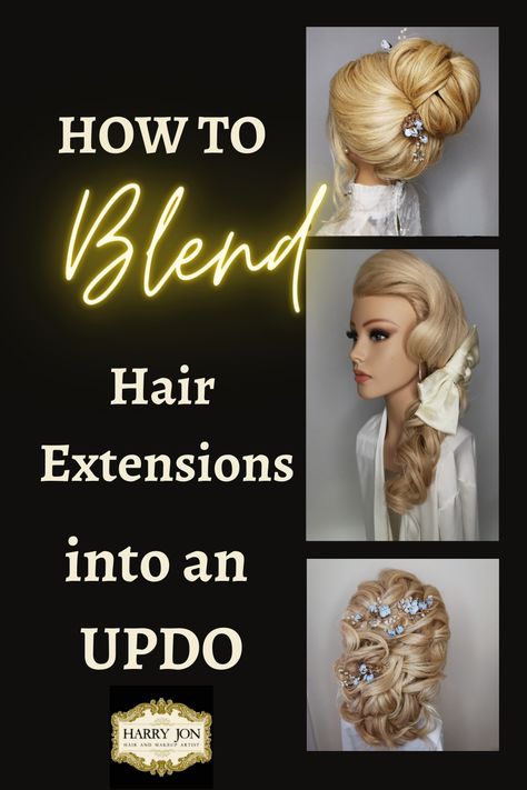 Hair Updos With Clip In Extensions, Clip In Hair Extensions Updo, Up Do With Clip In Extensions, Updos With Hair Extensions, Blend Clip In Hair Extensions, Updo With Clip In Extensions, Updos With Extensions, Updo With Extensions, Hair Extensions Updo