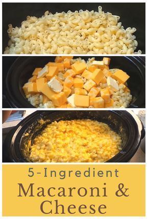 5-ingredient crock pot macaroni and cheese is absolutely amazing! I could eat two pots of this by myself! :) Creamy Crockpot Mac And Cheese Recipe, Crock Pot Macaroni And Cheese, Crock Pot Macaroni, Crockpot Mac N Cheese Recipe, Crockpot Mac And Cheese, Easy Mac And Cheese, Macaroni Cheese Recipes, Macaroni N Cheese Recipe, Family Fresh Meals