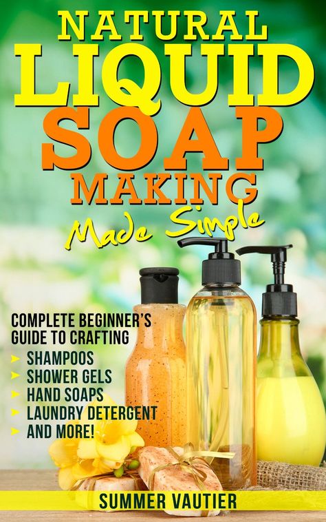 Make Liquid Soap, Natural Liquid Soap, Diy Shampoo Recipe, Liquid Soap Making, Hand Soaps, Making Soap, Baking Soda Shampoo, Homemade Soap Recipes, Laundry Soap