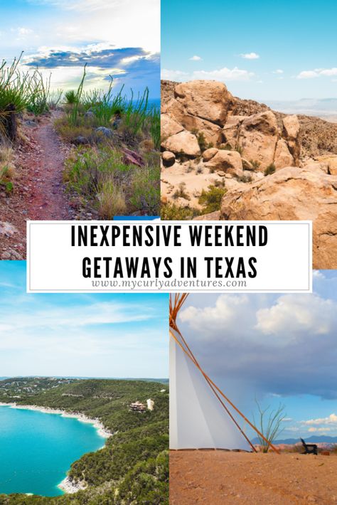 Inexpensive Weekend Getaways in Texas - My Curly Adventures Texas Road Trips Weekend Getaways, Weekend Trips In Texas, Cheap Weekend Getaways, Texas Getaways, Texas Vacation, Texas Adventure, Texas Things, Texas Places, Texas Vacations