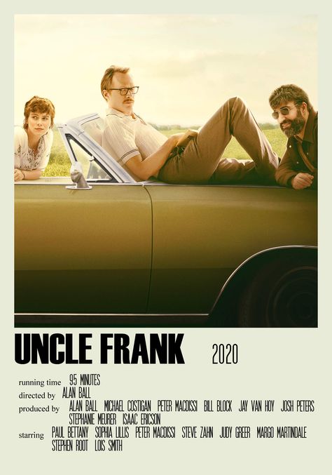 Uncle Frank Movie, Frank Movie, Lois Smith, Margo Martindale, Uncle Frank, Minimalistic Poster, Indie Decor, Beverly Marsh, Film Journal