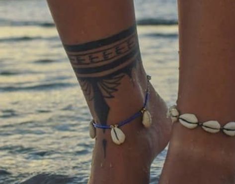 Cook Island Tattoo, Ankle Tattoo Ideas, Pattern Tattoos, God's Timing Is Perfect, Cook Island, Island Tattoo, Ankle Tattoos, Tattoo Women, Tattoo Ideas Female