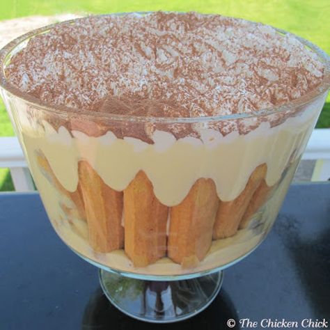 Tiramisu Trifle, Lady Finger Cookies, Italian Roast, Chicken Keeping, Trifle Bowl, Marsala Wine, Dipped Cookies, Chicken Chick, Trifle Recipe