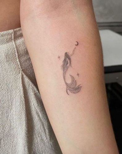 Discover Enchanting Small Mermaid Tattoos - Top 15 Designs for a Magical 2024