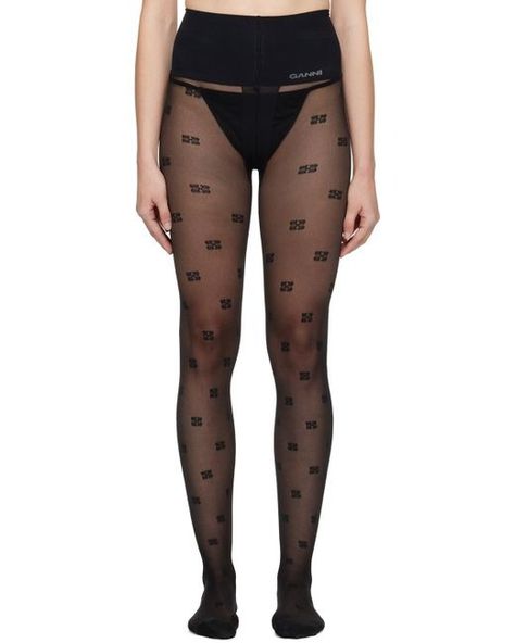 Ganni Black Butterfly Lace Tights | Lyst Butterfly Lace, Lace Tights, Black Butterfly, Online Sale, Online Sales, New Season, On Sale, Tights, For Women