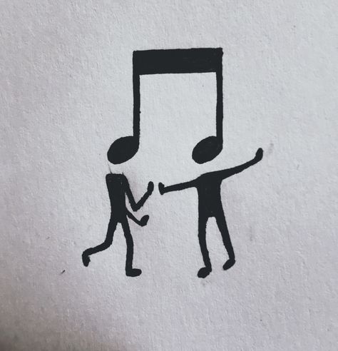 Music Symbol Drawing, Drum And Bass Tattoo, Easy Drawings Music, Gestalt Tattoo, Easy Music Drawings, Cute Music Doodles, Music Symbols Tattoo, Music Art Sketch, Music Notes Tattoo Designs