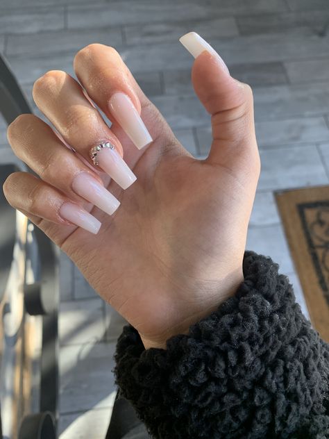 Baddie Nails Acrylic Mid Length, Tapered Nails, Medium Length Square Nails, Star Wars Nails, Tapered Square Nails, Spring Acrylic Nails, Nail Swag, Grunge Nails, Simple Acrylic Nails