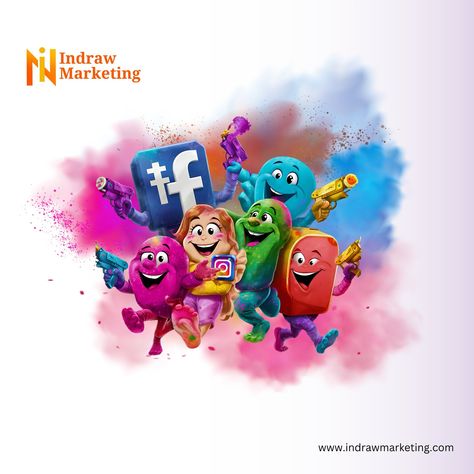 Let the colors of creativity and innovation fill your world this Holi! 🎨 Wishing you a vibrant and joyous celebration from all of us at Indraw Marketing. #HappyHoli #ColorsOfCreativity #IndrawMarketing Holi Wishes Images Creative, Holi Ka Poster 2024, Holi Festival Drawing Water Colour, Choti Holi Wishes, Holi Wishes From Company, Marketing On Instagram, Joyous Celebration, Happy Holi, Creativity And Innovation