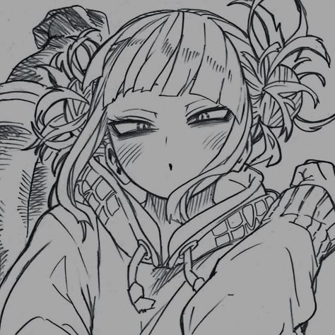 Manga Panels To Color Mha, Toga Himiko Pfp Manga, Toga Himiko Manga Icons, Toga Himiko Manga, Toga Himiko Icon, Manga Mha, Toga Himiko, Art Manga, 캐릭터 드로잉