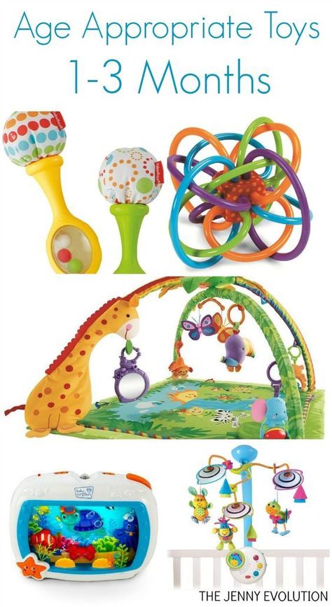 Development and Age Appropriate Toys for Infants 1-3 Months - Perfect for your new baby! Newborn Baby Needs, Toys For Infants, Age Appropriate Toys, Best Baby Toys, Baby Boy Toys, Baby Boy Christmas, Toys By Age, Toys For Babies