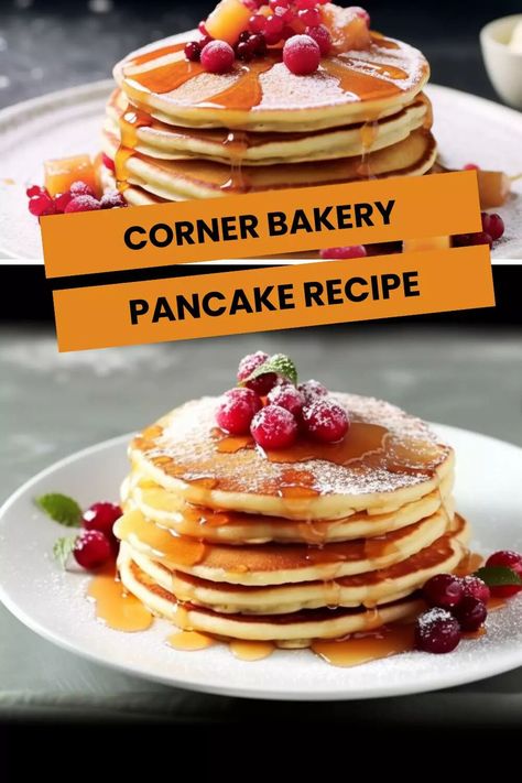 Corner Bakery Pancake Recipe – Hungarian Chef Corner Bakery Pancakes Recipe, Pancake Recipe Fluffy, Lemon Poppyseed Pancakes, Yummy Pancake Recipe, Nutella Pancakes, Corner Bakery, Breakfast Places, Tasty Pancakes, Pancake Batter