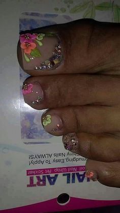 Pretty Nails Acrylic, Fashion Nail Designs, Trending Acrylic Nails, Attractive Nails, Nail Inspo Spring, Nails Acrylic Designs, Pedicure Designs Toenails, Gel Toe Nails, Acrylic Toe Nails