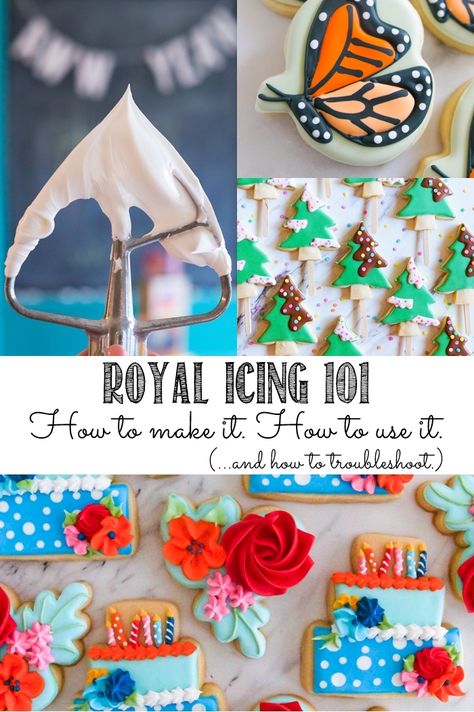 Royal Icing For Sugar Cookies, Icing For Sugar Cookies, Royal Frosting, Sugar Cookie Icing, Meringue Powder, Royal Icing Recipe, Decorating Cookies, Icing Colors, Best Sugar Cookies