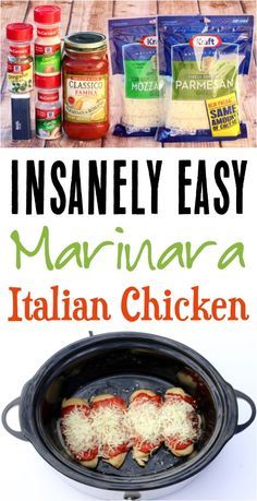 Crockpot Chicken Marinara, Crockpot Marinara, Marinara Chicken, Decadent Dinner, Slow Cooker Italian, Chicken Marinara, Chicken Crockpot Recipes Easy, Easy Crockpot Chicken, Chicken Crockpot