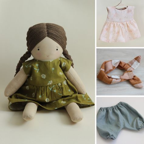 Heirloom Toys, Kids Dolls, Bunny Soft Toy, Sewing Patterns Girls, Doll Sewing, Heirloom Doll, Doll Sewing Patterns, Child Doll, Bear Doll