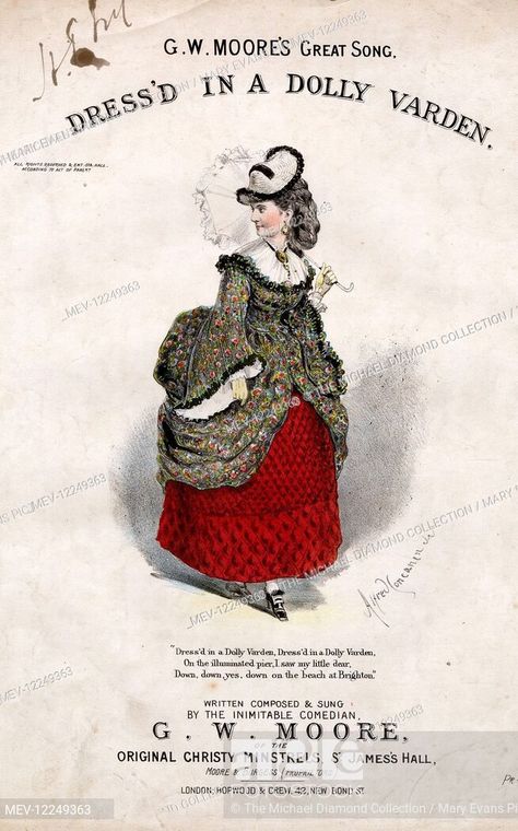 Dolly Varden, Research Images, Mug Decorating, Vintage Paper Dolls, Popular Artists, Charles Dickens, Music Sheet, Fashion Plates, Wonderful Images