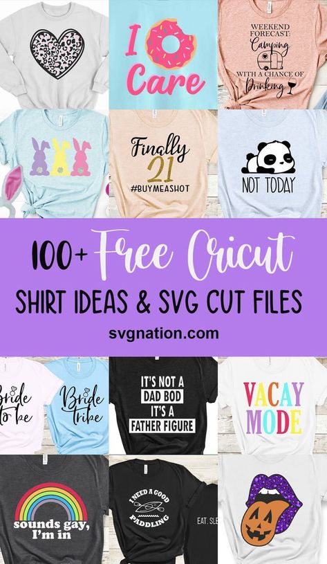 Cricut Shirt Ideas, Svg Shirt Ideas, Free Tshirt Design, Free Cricut Images, Silhouette Cameo 4, Cricut Svg Files Free, Design Jersey, Svg Shirt, Free Cricut