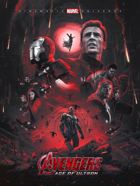 Avengers Age Of Ultron Poster, Age Of Ultron Poster, Avengers Poster Art, Marvel Movie Posters, Avengers Poster, Marvel Avengers Assemble, Avengers 2012, Marvel Superheroes Art, Avengers Film