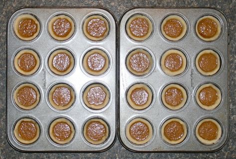 Mini Canadian Maple Butter Tarts : 4 Steps - Instructables Maple Butter Tarts Recipe, Maple Syrup Tarts, Mini Butter Tarts Recipe, Mini Butter Tarts, Maple Tarts, Tart Shells Recipe, Maple Pie, Canadian Butter Tarts, Canadian Maple Syrup