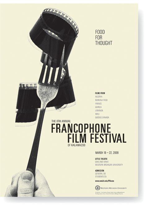 Francophone Film Festival by Robert Huston Film Festival Brand Identity, Film Festival Program, Film Festival Brochure, Cinema Festival Poster, Film Festival Branding, Film Festival Design, Film Festival Poster Design, Movie Festival Poster, Film Festival Logo