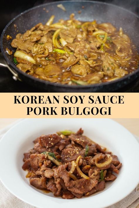 Korean Soy Sauce Pork Bulgogi - Korean Hostel in Spain