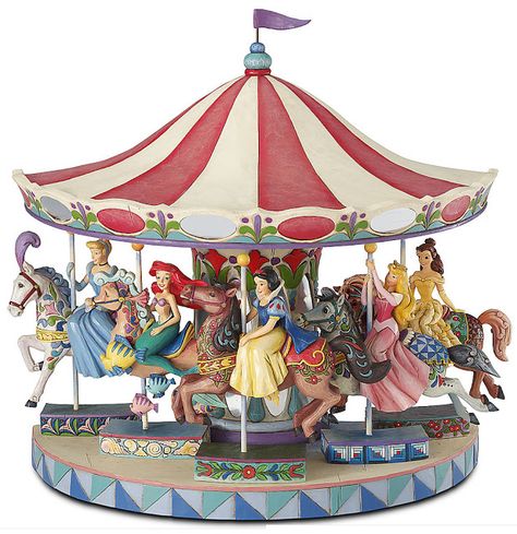 Jim Shore's Disney Traditions Carousel Horse Figurines Carousel sold separately Jim Shore Disney, Disney Snowglobes, Fantasy Decor, Disney Traditions, Disney Figurines, Disney Home Decor, Disney Designs, Jim Shore, Disney Princess Pictures