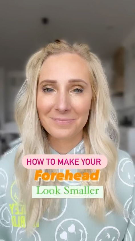 laurenlhale on Instagram: The answer to making your forehead appear smaller is not surgery💉it’s actually contour! Try this forehead contour trick and you will nail… How To Contour A Big Forehead, Hairstyles That Hide Forehead, Big Forehead Contour, Hairstyles To Make Your Forehead Smaller, How To Make Ur Forehead Smaller, Contour For Big Forehead, Hair For Large Forehead, How To Make Forehead Smaller, How To Make Your Forehead Smaller