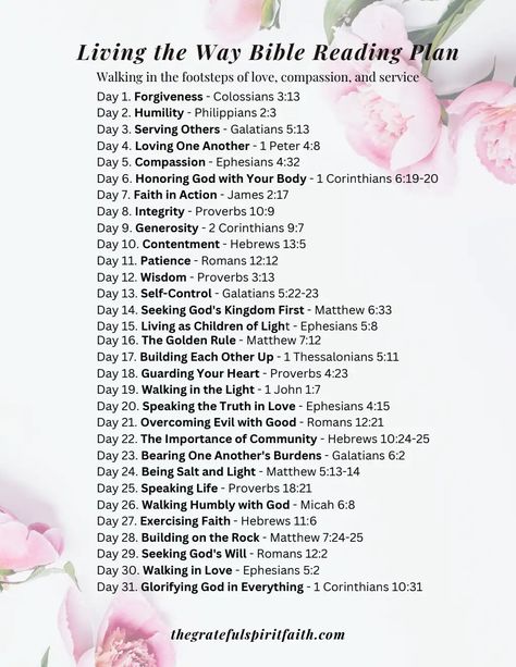 Living the Way Bible Reading Plan.pdf June Bible Reading Challenge, Thematic Bible Reading Plan, July Bible Reading Plan, June Bible Reading Plan, Bible Reading Plan For Beginners, Summer Bible Study, Journaling Materials, Gods Angels, Bible Plans