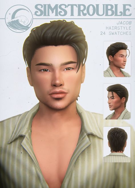 Jacob Hairstyle by simstrouble | simstrouble Sims 4 Man Cc Maxis Match, Male Sims Maxis Match Cc, Sims 4 Cc Male Hairstyles Patreon, Sims 4 Maxis Hair Male, The Sims 4 Cc Mens Hair, Mens Hairstyles Sims 4, Sims 4 Men’s Cc Maxis Match, Ts4 Maxis Match Cc Male, Sims 4 Cc Men’s Hair