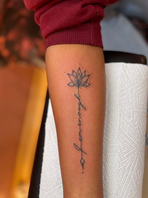 Small Tattoos For Arm For Women, Cute Side Arm Tattoos For Women, Tattoo For Side Arm, Healing Tattoos For Women Forearm, Tattoos For Forearm For Women, Gratitude Tattoo Ideas For Women, You Are Worthy Tattoos For Women, Small Side Arm Tattoos For Women, Self Healing Tattoo Ideas Forearm