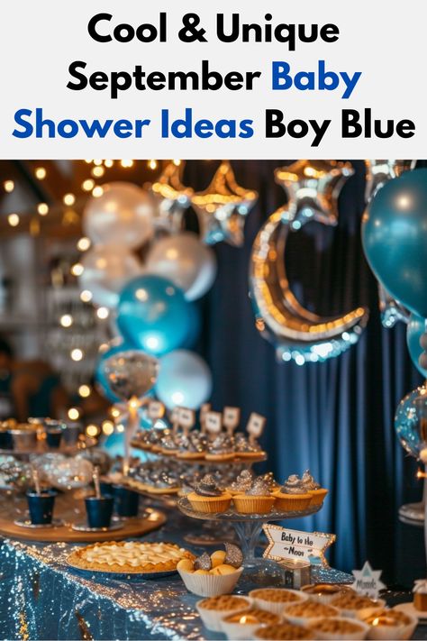 Discover cool and unique September baby shower ideas boy blue will love! 🌸 From sporty themes to adventurous decorations, these ideas are perfect for celebrating your little man. 🌼 Make your party unforgettable with our creative and fun suggestions. Click now to start planning the perfect boy baby shower! September Baby Shower Themes, September Baby Shower Ideas, Baby Shower Ideas Boy, Scarecrow Cupcake, September Baby Showers, Fun Baby Shower Themes, Baby Shower Themes For Boys, Baby Shower Theme Ideas, Pumpkin Patch Party