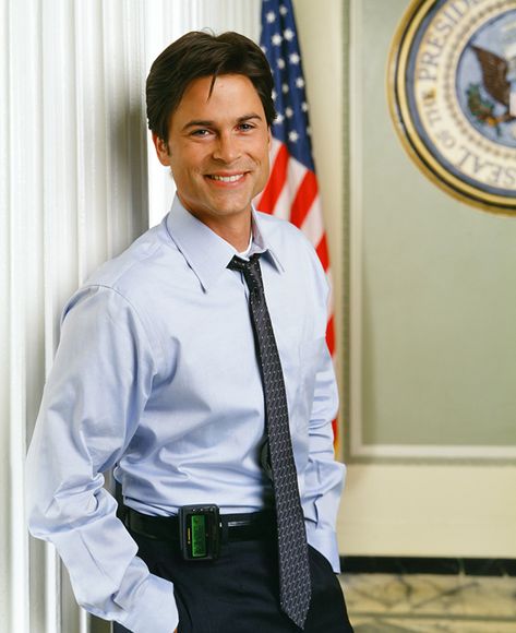 Rob Lowe (The West Wing) Rob Lowe West Wing, Sodapop Curtis, The West Wing, 80s Men, Rob Lowe, West Wing, Harrison Ford, Most Handsome Men, Clean Cut