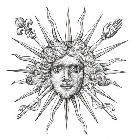 The Sun King Colorful Website, Sun Worship, Anatomy Sculpture, Mushroom Tattoos, Sun King, King Tattoos, Sun Illustration, Coloring Images, Witch Art