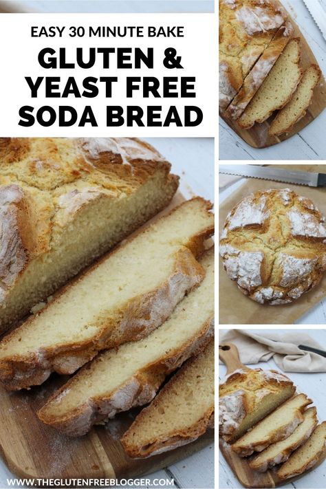 gluten free soda bread yeast free bread recipe easy baking at home (2) Gluten Free Soda Bread Recipe, Yeast Free Bread, Gluten Free Soda Bread, Gluten Free Irish Soda Bread, Yeast Free Recipes, Bread Yeast, What Is Gluten Free, Yeast Free Breads, Best Gluten Free Bread