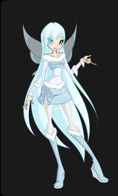 Ice Fairy Outfit, Outfit Winx, Winx Redesign, Ice Fairy, Barbie Disney, Anime Hairstyles, Werewolf Wattpad, Ice Art, Pet Snake