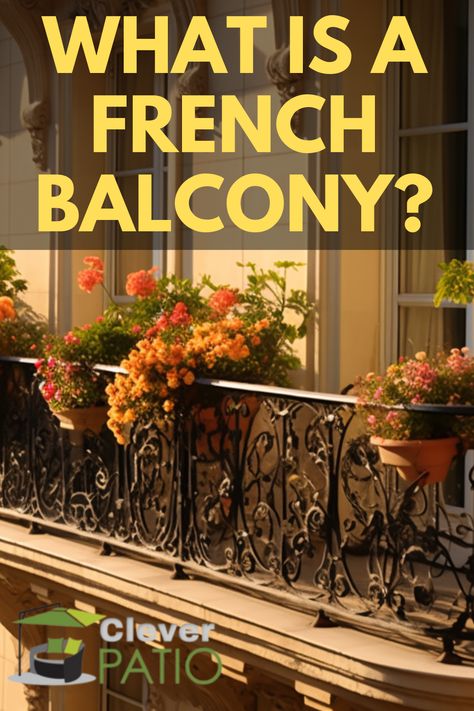 What is a French Balcony? Facade Balcony, French Balconies, French Balcony Decor, Fake Balcony, French Grill Design, French Apartment Balcony, French Terrace, Faux Balcony Exterior, Faux Balcony