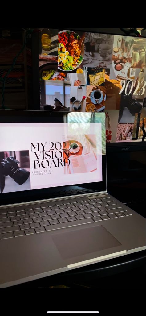 Vision Board Powerpoint, Event Planner Aesthetic, 2023 Vision Board, 2023 Wallpaper, Planner Aesthetic, 2023 Vision, College Planner, Blog Planner, Wedding Event Planner