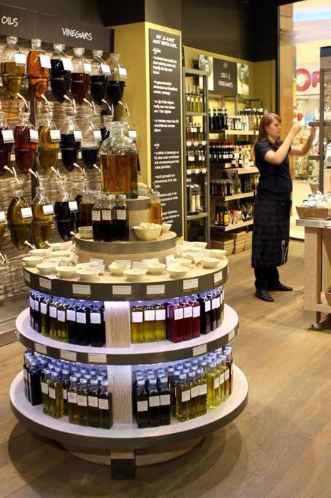 Retail Restaurant, Terry Moore, Retail Fixtures, Supermarket Design, Wine Store, Retail Store Design, Asheville North Carolina, Oil Shop, Food Hall