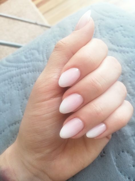 Pale Pink Oval Nails, Dip Nails, Nails Only, Dipped Nails, Causual Outfits, Nail Color, Nails Nails, Wedding Nails, Pale Pink