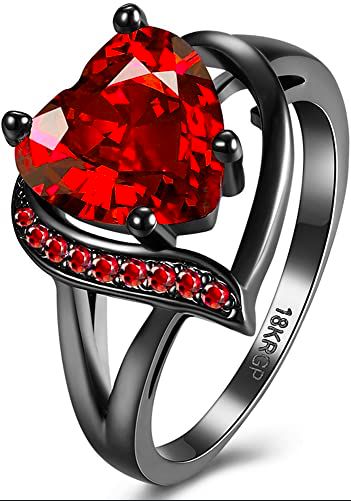 #wattpad #romance For that faze of thirsting for a HH character- (this has no exact order, just having fun. you can put requests if you want) Wedding Rings Red, Black Wedding Bands, Rings Red, Promise Band, Romantic Woman, Dragon Ring, Shell Ring, Bella Swan, Cubic Zirconia Rings