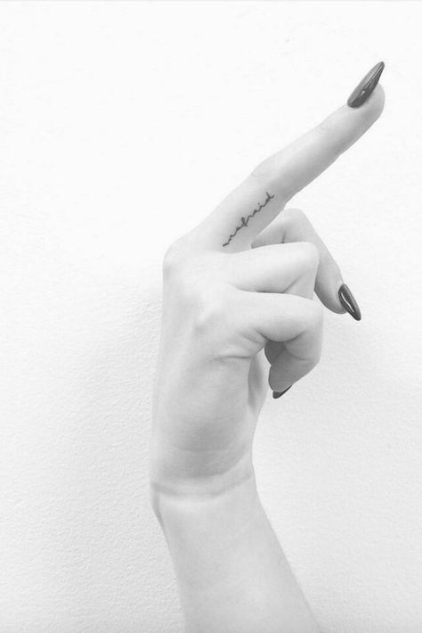 Gemini Tattoo Ideas, Resist Tattoo, Side Finger Tattoos, Gardenia Tattoo, Finger Tattoo Ideas, Tiny Tattoo Ideas, Tiny Finger Tattoos, Finger Tattoo For Women, Gemini Tattoo