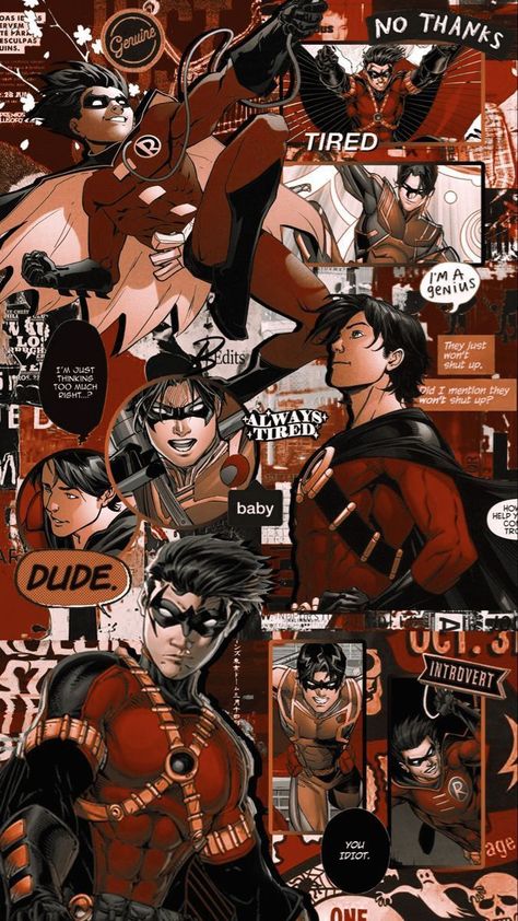 Tim Drake Red Robin, Robin Tim Drake, Robin Dc, Dc Comics Wallpaper, Univers Dc, Batman Wallpaper, Red Robin, Arte Dc Comics, Batman Comic Art