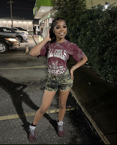 Camoflauge Outfits, Lil Mama, Fly Outfit, Jordan Outfits, Swag Outfits For Girls, Outfits For Girls, Birthday Outfits, Cute Comfy Outfits