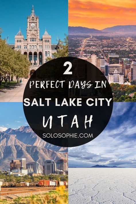 The Perfect 2 Day Weekend in Salt Lake City Itinerary You'll Love Salt Lake City Utah Downtown, Salt Lake City Utah Winter, Utah Winter, Salt Lake City Downtown, Antelope Island, Salt Lake Temple, Utah Usa, Photography Guide, Salt Lake City Utah