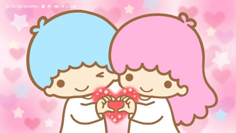 Lala Wallpaper, Kiki Lala Wallpaper, Star Twins, Kiki And Lala, Hello Sanrio, Sanrio Little Twin Stars, Kiki Lala, Cute Sanrio, Pretty Star