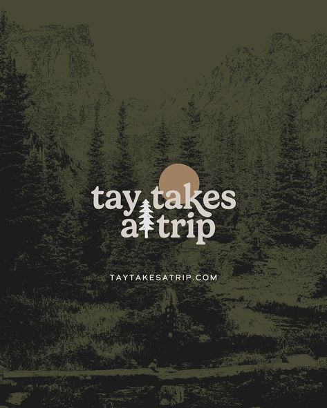 Introducing @taytakesatrip fresh new brand identity, website & print collateral! 🌲😍✨ Taylor is known for her adventurous lifestyle, picturesque travels, sharing the best places to stay, views to explore, drinks to try, and happenings throughout the Midwest and beyond. (Give her a follow because I KNOW you will enjoy every single thing she shares, I sure do!!) She was ready to elevate her online presence with a brand & website that aligns with her vibrant social media presence. 📸✨ With her ... Outdoorsy Font, National Park Quotes, Mountain Branding, Park Quotes, Travel Guide Design, Adventurous Lifestyle, Drinks To Try, Adventure Branding, Brand Identity Package