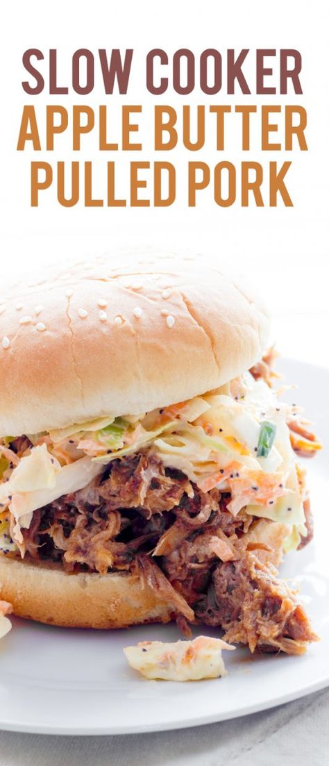 Pulled Pork Recipe Slow Cooker, Slow Cooker Apple, Slow Cooker Apple Butter, Recipe Slow Cooker, Apple Butter Recipe, Pulled Pork Recipe, Crockpot Pulled Pork, Slow Cooker Apples, Slow Cooker Pulled Pork