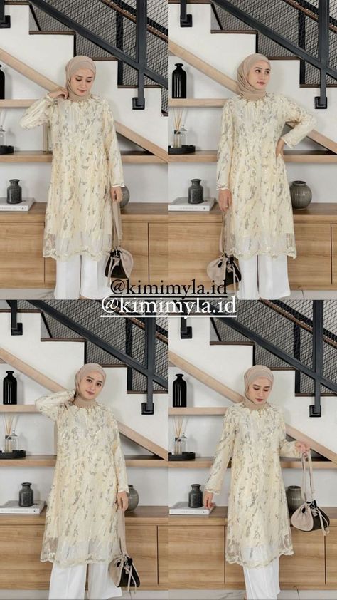 Korean Style Hijab, Dress Brokat Modern, Kondangan Outfit, Gaun Dress, Ootd Hijab Style, Kebaya Modern Dress, Model Ootd, Outfit Korean Style, Kebaya Muslim