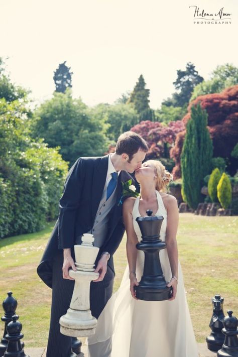 Giant Chess Photoshoot, Chess Wedding Theme, Chess Themed Wedding, Chess Wedding, Matric Farewell, Giant Chess, Nerd Wedding, Wedding London, Alice In Wonderland Wedding