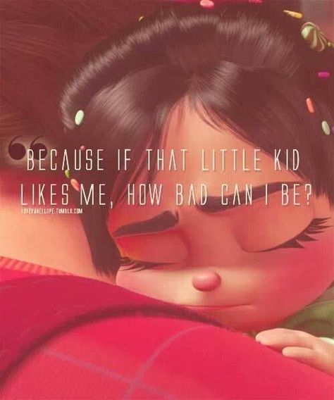 MickeyMeCrazy Disney Wreck it Ralph Quote Wreck It Ralph, We Heart It, Lost, Disney, Quotes